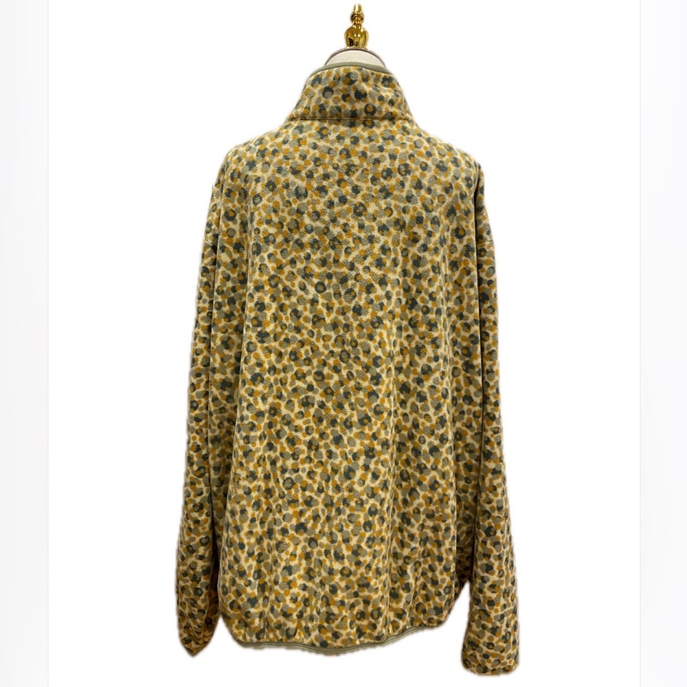 Nike Logo Multi Color Print Full Zip High Neck Fleece Jacket XXL - Picture 2 of 7